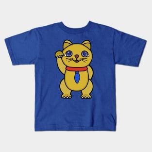 Lucky Cat - Luck Symbols Kids T-Shirt